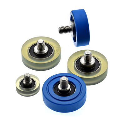 Silicon Rubber / Urethane Molded Bearings - Flat, with Threaded Shaft(UMBH20-55A UMBT20-55A UMBH20-55 UMBT20-55 ）