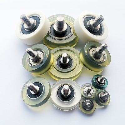 Silicon Rubber / Urethane Molded Bearings - Flat, with Threaded Shaft(UMBH20-55A UMBT20-55A UMBH20-55 UMBT20-55 ）