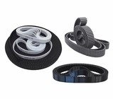 Arc Tooth Rubber Synchronous Belts Timing Pulleys
