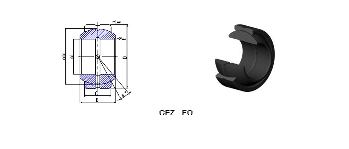Transportes llanos esféricos de la parte radial de la serie del tamaño GEZ… FO de la pulgada (GEZ31FO GEZ38FO GEZ44FO GEZ50FO GEZ 57FO GEZ63FO GEZ69FO GEZ76FO GEZ82FO GEZ88FO GEZ95FO GEZ101FO)