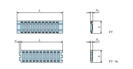 Rodamientos de rodillos planos lineares de FT4030 30x150 milímetro
